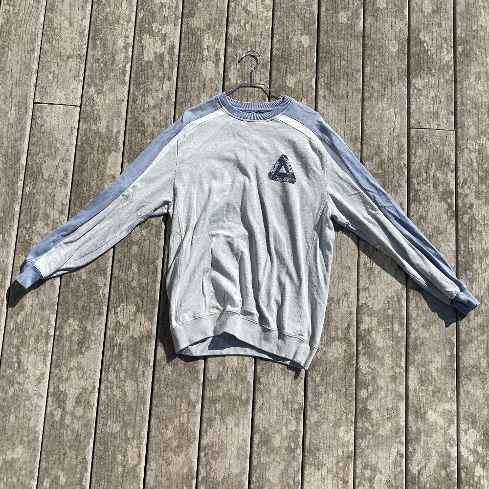 Palace Striped Arm Crewneck "INSERTO CREW"